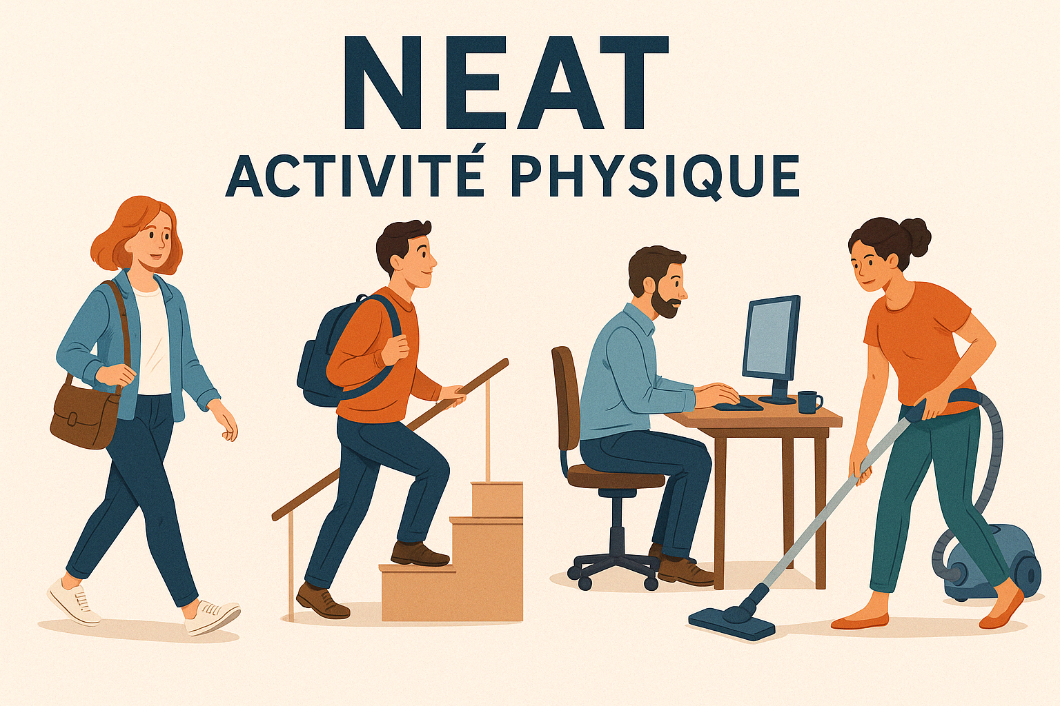 NEAT : Et si bouger plus (en dehors du sport) était la clé de notre santé et de notre longévité ?